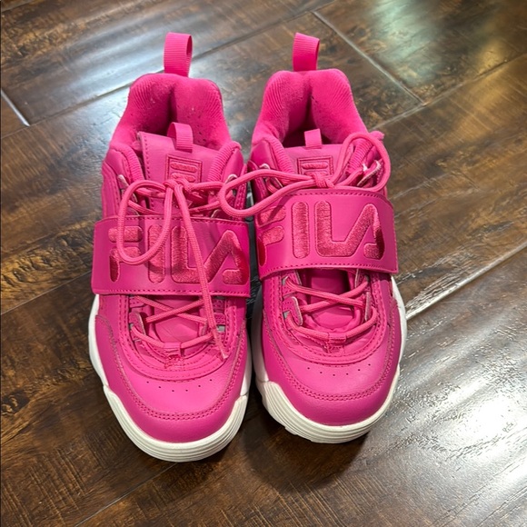Fila Disruptor 2 Applique Women's Size 7 - Pink 5XM00807-661 - Picture 2 of 6
